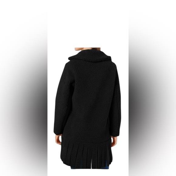 NWT Attitudes by Renee Global Illusions Sherpa Coat - Black (XL) - Picture 3 of 10